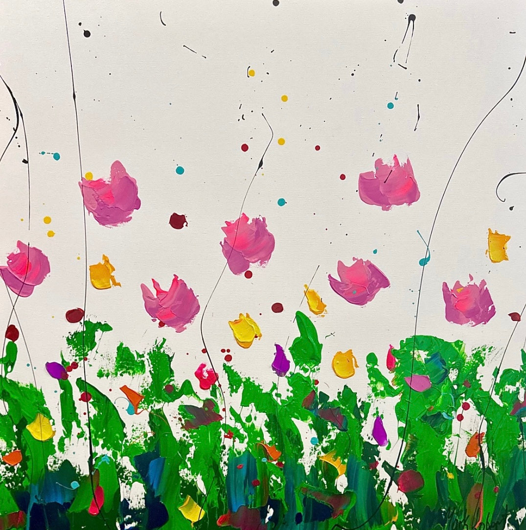 Angels In The Garden 1200 x 1200mm