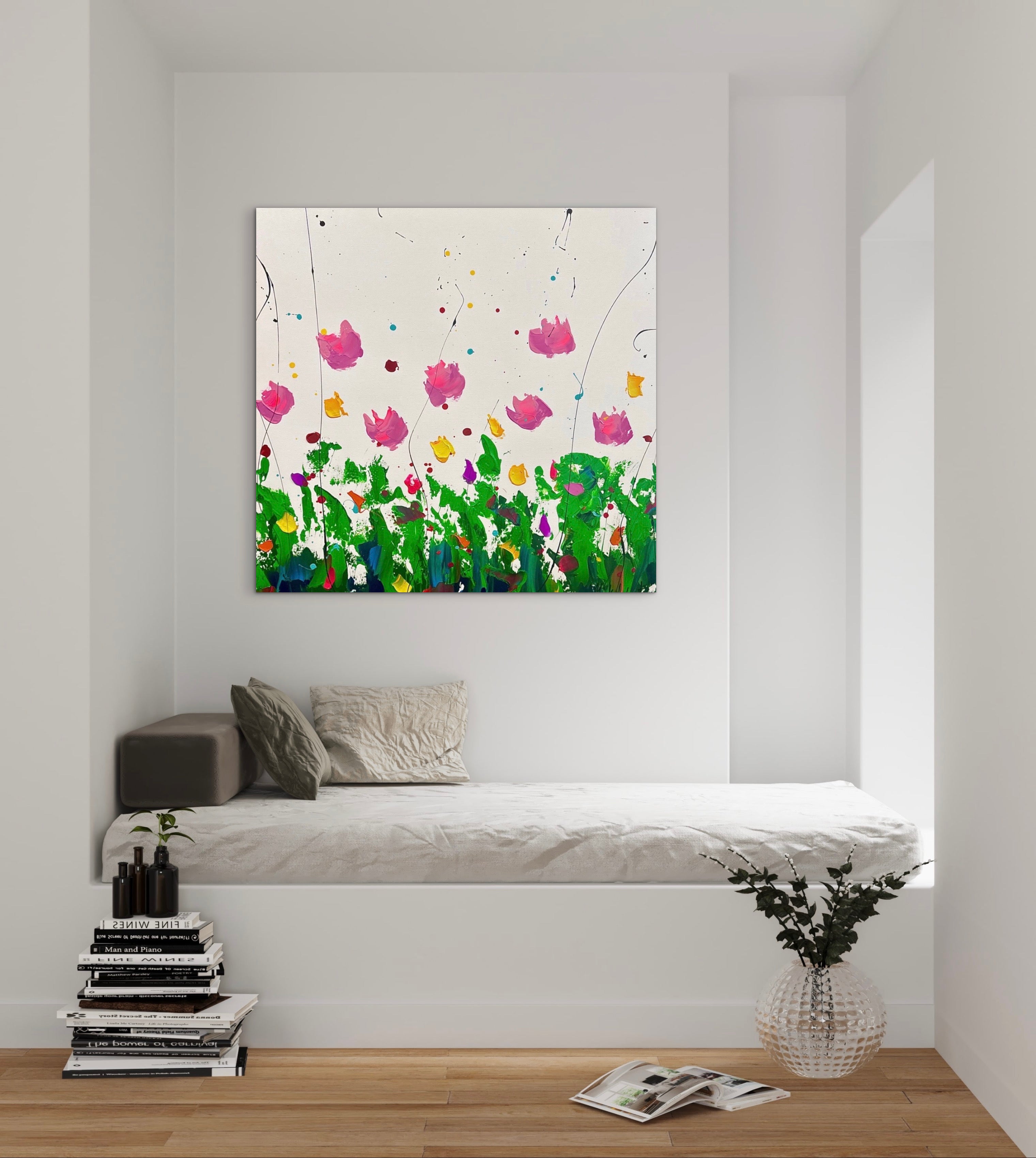 Angels In The Garden 1200 x 1200mm