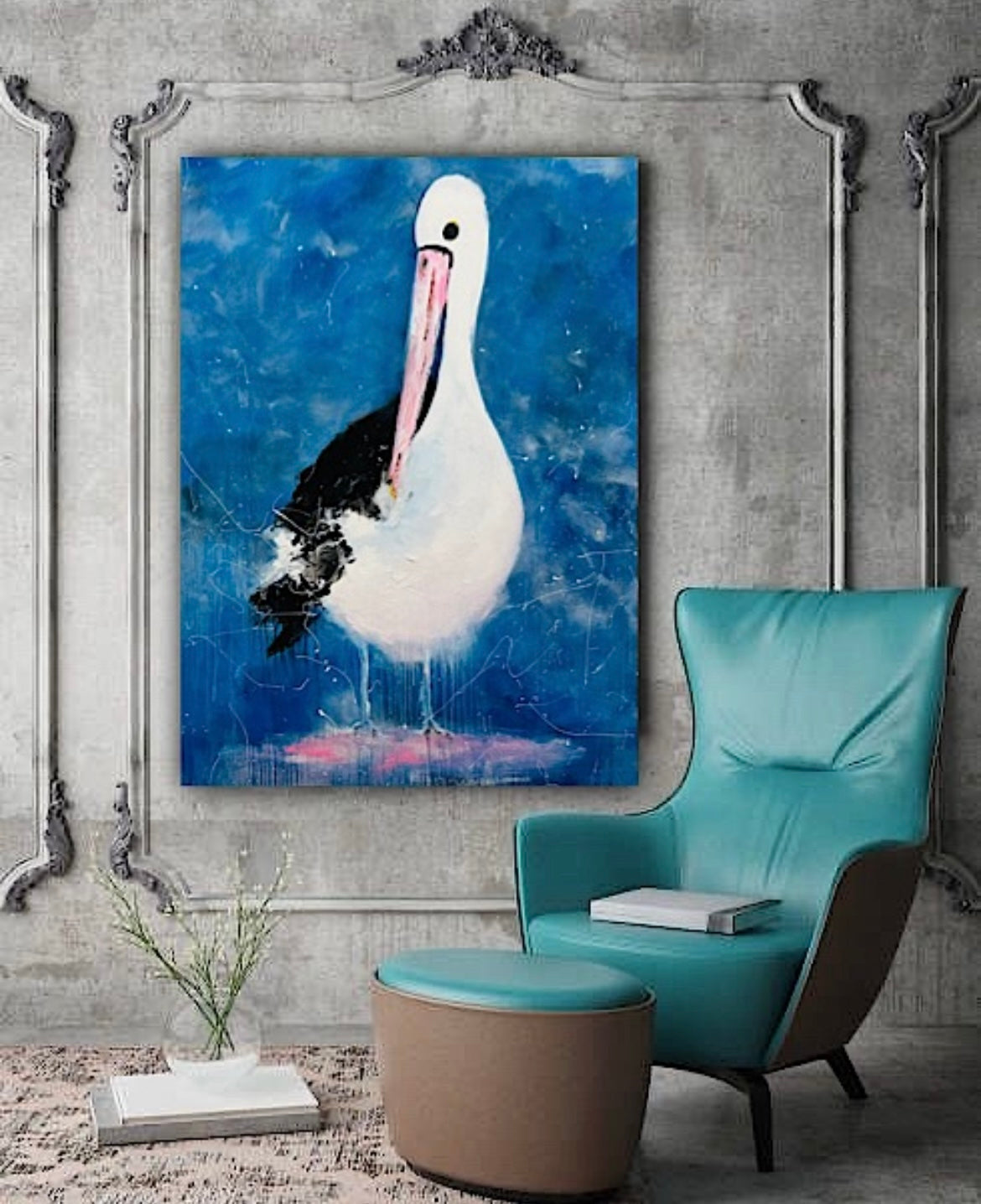 Captain Beaks 1200 x 1800mm