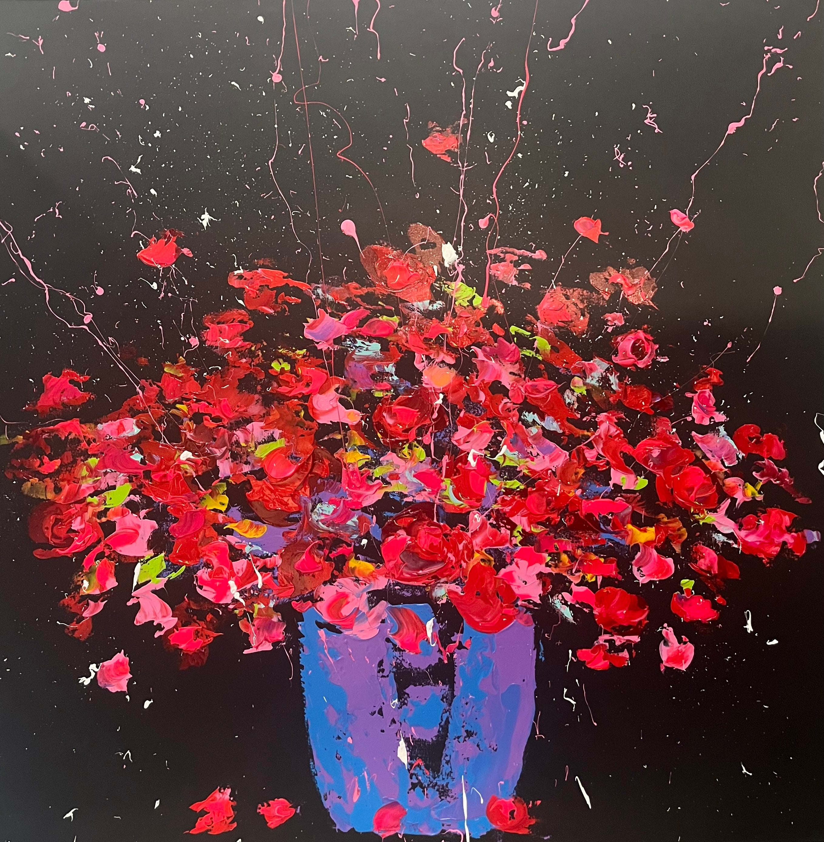 Midnight Blooms 1500 x 1200mm