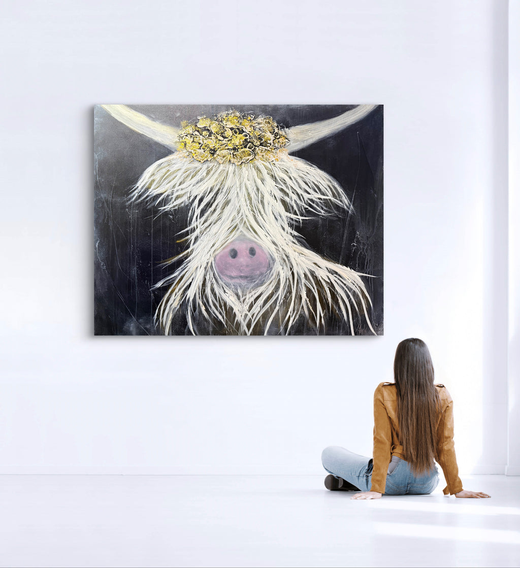 QUEEN MADAM MOO - 1500 x 1200mm