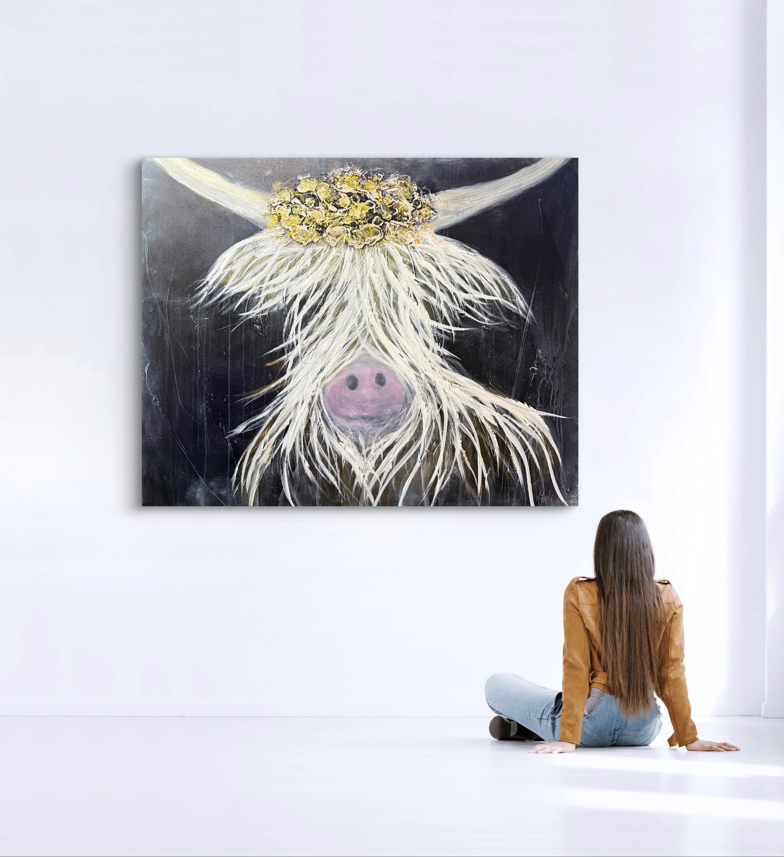 QUEEN MADAM MOO - 1500 x 1200mm