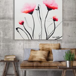 Poppies in the wind